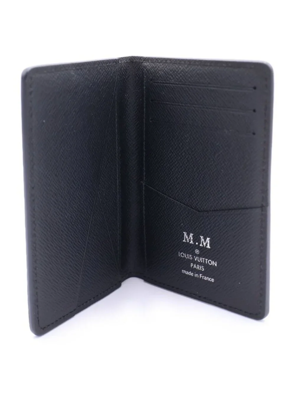 Louis Vuitton Epi Organizer de Poche Card Case Noir Leather Black